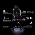 thumbnail image 7 of VERTAGEAR SL3800 Ergonomic Gaming Chair Featuring ContourMax Lumbar & VertaAir Seat Systems - Carbon Black  - black/white, 7 of 7
