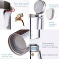 thumbnail image 4 of Diego Stovetop Espresso Maker with 2pcs Stainless Steel Cups, Silver Moka Pot for Gas Induction Electric, 4 of 8