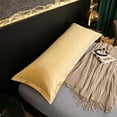 thumbnail image 4 of EGNMCR Pillow Case Solid Color Long Body Pillowcase For Sleeping Soft Washable Fabric Pillow Cover With Sleek Understated Look For Couple Family Bedroom Household Rest Use Polyester pillowcase, 4 of 6