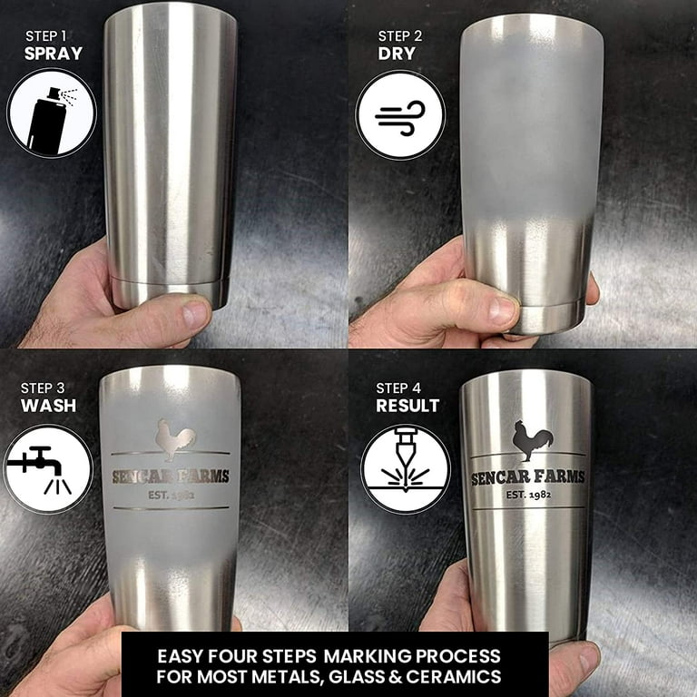 Which Metal Marking Spray works better for Laser Engraving 