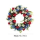 thumbnail image 3 of Fiudx Artículos en oferta con ofertas flash Corona del Día de la Independencia para puerta de entrada, simulación de flores, decoraciones colgantes para la pared del hogar, colgante decorativo, acces, 3 of 6