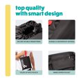 thumbnail image 4 of Hoovy Safe & Secure Travel Car Seat Bag, Black/Red, Zipper Closure, 1 Piece, 4 of 4