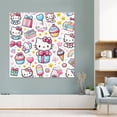thumbnail image 5 of hello kitty Canvas Wall Art Cartoon Wall Decor | HD Printed & Wooden framed wall art | Modern Wall Decor for Gift | Kids Room Decor | Made in USA 20x20Inch, 5 of 5