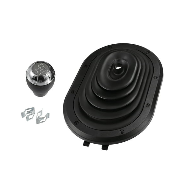 Unique Bargains 1 Set No.68085312AB/52060069AC Manual Transmission Gear Shifter Boot Cover for Jeep Wrangler 2007-2013