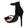 thumbnail image 3 of New Women Liliana Angelica-1 Suede Open Toe Minimal Stiletto Single Sole Sandal, 3 of 5