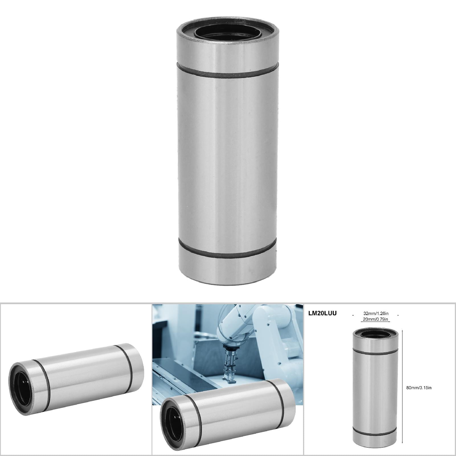 Linear Ball Bearings Bushing Bearing LM16LUU Stable for Machine Tools