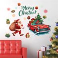 thumbnail image 1 of Pegatinas de Pared Decoración de Fiestas Navideñas Xihbxyly Papá Noel, 1 of 6