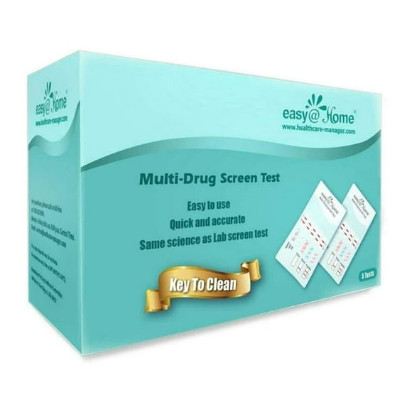 Easy@Home 12 Panel EDOAP-1124 Instant Urine Drug Test, 5 count