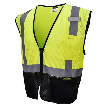 

Radians 2-Tone Economy Class 2 Mesh Safety Vest X-Large Hi-Vis Lime/Black (4 Units)