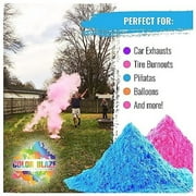 Gender Reveal Color Powder Packet Combo - 5 Pink/5 Blue Color Powder Packets