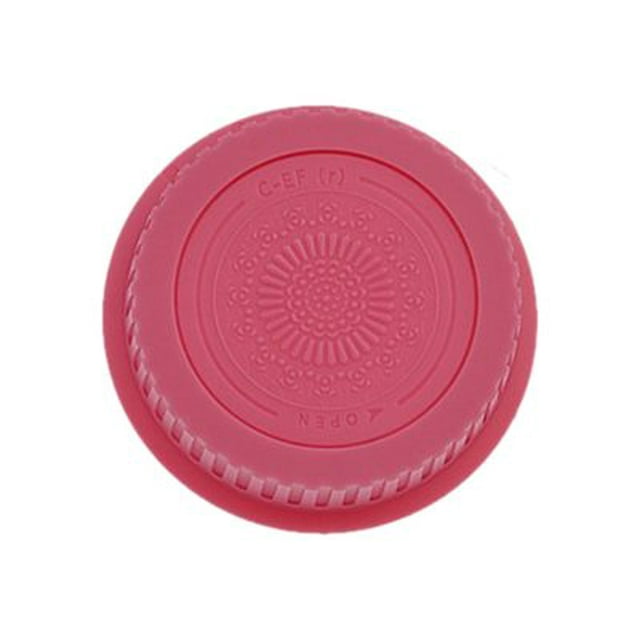 Fotodiox Cap-Rear-EOS-Pink Designer Rear Lens Cap for All Canon EOS Lenses & Fits EF & EFS, Pink
