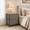 Ink Green, variant on Telyra Nightstands Set of 2 20" Fabric Bedside Tables with 2-Drawer Wood Tops and Steel Frames Small Storage Organizers, Blue Gray