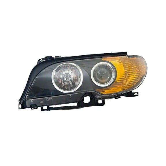 KAI New OEM Replacement Driver Side Headlight Lens And Housing, Fits 2003-2006 BMW 3 Series Convertible