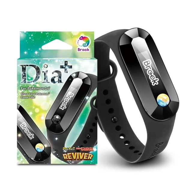 Brook Pocket Auto Catch Reviver Dia Plus - Évolution Splendide, Objets de Collection Auto Spin Catching, Accessoire de Bracelet, Rappel de Déconnexion, Affichage de la Capacité de la Batterie - Écaille Blanche