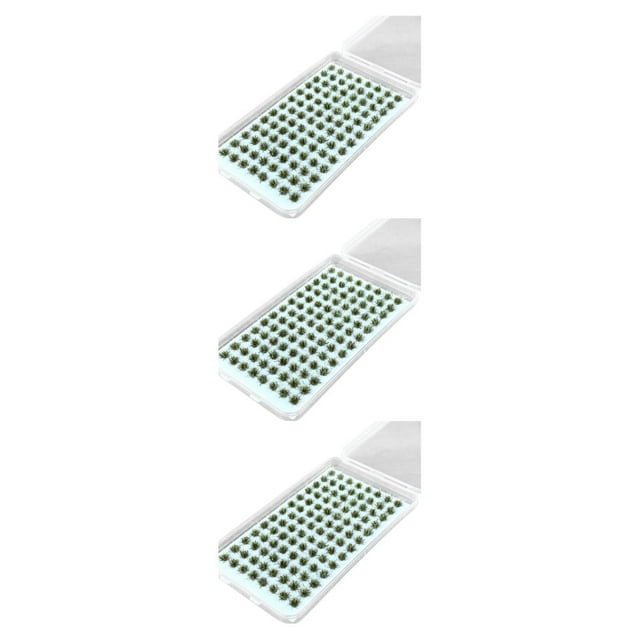Wweixi Herbe Artificielle en Grappes, Miniatures en Résine Réalistes et Durables, Herbe Statique Tuft Mini Tuft No.7 3Set