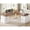 White+Browm, variant on L Shaped Electric Standing Desk with 3 Memory Heights, 66.9" x 57.1" Height Adjustable Office Computer desk, Modern Stand Up Office Desk with 6 Drawers for Home Office, Living Room, Bedroom
