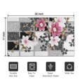 thumbnail image 5 of Pioneer Flower Floral Print Pattern Door Rugs,Washable Non Slip Door Mats Indoor,Decorative Door Mats,Entry Mat Indoor for Entrance,Bedroom,Kitchen,Bathroom,17"x30", 5 of 6