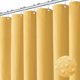thumbnail image 1 of Dynamene Cortina de ducha de tela larga – 78 pulgadas de largo tejido tipo gofre, cortinas de ducha de tela pesada para baño, neutral, resistente, hotel, spa, juego de cortinas de baño de lujo con 12, 1 of 5
