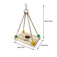 thumbnail image 3 of Bird Feeders for Outdoors Hanging - Wooden Bird Feeder, Cardinal Bird Feeder, Wooden Bird Feeder with Suet Holder for Outside, Wild, Outdoors Hanging Pole Hummingbird Feeders for Outdoors, 3 of 8