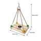 thumbnail image 3 of Xihbxyly Comedero de Madera para Pájaros, Diseño Colgante para Exteriores, Fácil de Limpiar, Decoración para Jardín y Patio, Ideal para Observar Aves Desde El Balcón, Seguro para Pájaros, Un Compleme, 3 of 7