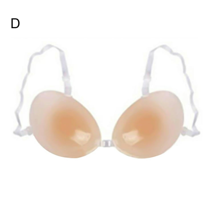 Invisible Strap Breast Enhancer Self Adhesive Silicone Push Bra Size A B C  D cup