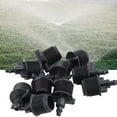 thumbnail image 1 of Capillary Tubing Hose Adapter, Plastic 1/2" Tubing Adapter 10Pcs High Sensitivity Barb Tubing Adapter, Agriculture For Greenhouse, 1 of 7