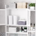 thumbnail image 5 of Uforic 65.7" Over-the-Toilet Cabinet with Shelves & Doors, Bathroom Storage Cabinet, White, 5 of 8