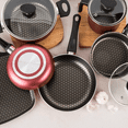 thumbnail image 5 of Batería De Cocina 10 Piezas Cinsa Magnífica Rojo Metálico, 5 of 5
