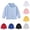 School Uniform - Blue, variant on Toddler Boys Long Sleeve Polo Shirt Solid Soft Button Front Kids School Uniform Casual Tops