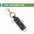 thumbnail image 5 of Keychain 6×3.1×1inpu Leather With Delicate Touch And Strong Recognition Is Used For Daily Travel, Work And Picnic Independence Day Theme Star (7), 5 of 8