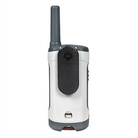 Motorola - Solutions TALKABOUT T260 Two Way Radio - 3 Pack - White with red lanyard bar