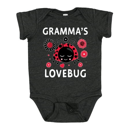 

Inktastic Valentine s Day Gramma s Lovebug Gift Baby Boy or Baby Girl Bodysuit