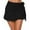 A-Black114, variant on XIAONU Wrap Mini Skirt For Women Ruffled Edge Tie-Accented Cute Skirts Beach Swimwear Cover-Up Vacation Skirt