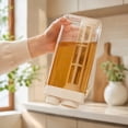 thumbnail image 6 of 1100ml Plastic Cold Brew Coffee Pot With Fine Mesh Filter White 1 Count, 6 of 6