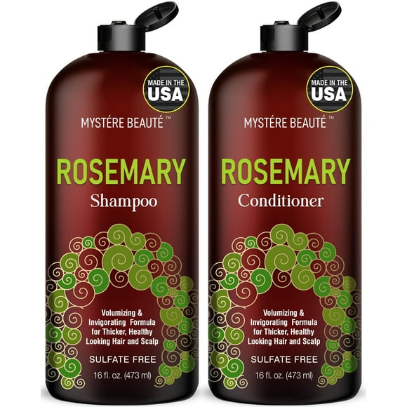 Rosemary Shampoo and Conditioner, Rosemary Oil Shampoo Promotes Hair Growth & Scalp Health, Rosemary Shampoo for Hair Growth Organic - Sulfate & Paraben Free, for Men Wo