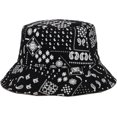 thumbnail image 3 of CoCopeaunts Summer Bucket Hat for Women Paisleies Pattern Unisex Cotton Fisherman Hat Men Sport Sun Prevent Foldable Basin Hat, 3 of 8