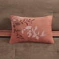 thumbnail image 3 of Noaman 7 Piece Faux Suede Comforter Set Coral Cal King, Hypoallergenic Polyester Bedding with Decorative Pillows & Bed Skirt, Machine Washable, 3 of 16