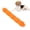 Orange, variant on Riousery Tough Dog Rubber Bone Toy, Teeth Cleaning & Interaction Chew Toy for Small Dogs, Aggressive Chewers, Green (7.09 inches / 18 cm)