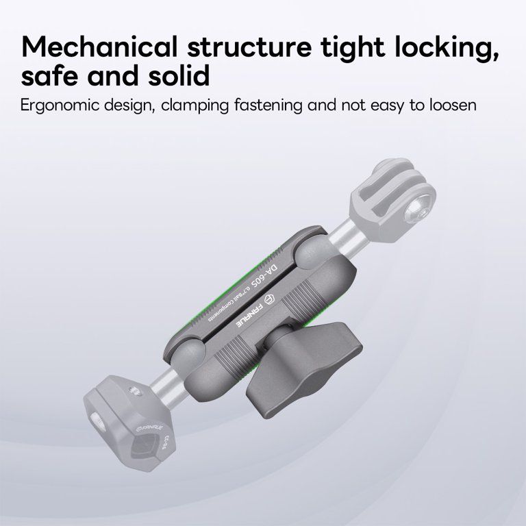 DEKEENSTAR 17mm Double Socket Arm For Phone & GPS Mounts - Aluminum Alloy, Fits RAM, Garmin, Motorcycle 6 thumbnail image