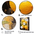 thumbnail image 5 of Designart "Abstract Shapes With Lemon Loops I" Abstract Shapes Picture Framed Wall Decor, 5 of 5