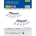 thumbnail image 2 of Juego Llaves Cortas Combinadas Con Matraca Pulgadas Surtek SOMOS REYES SA de CV 100576, 2 of 3