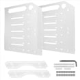 thumbnail image 3 of Rack de Disco Duro de Escritorio de 3,5 Pulgadas, Caja de Almacenamiento Externa de 6 , de Acrílico Transparente, para Discos Duros Mecánicos., 3 of 5