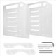 thumbnail image 3 of Rack de Disco Duro de Escritorio de 3,5 Pulgadas, Caja de Almacenamiento Externa de 6 , de Acrílico Transparente, para Discos Duros Mecánicos., 3 of 5
