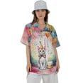 thumbnail image 4 of Happy Birthday to Manx Kitten Party Balloons Cake Hawaiian Shirt Breathable Summer Unisex Merch Cat Lover Kitten Owner Gifts - 00027, 4 of 6