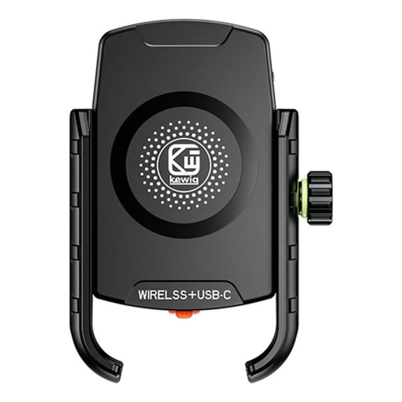 JIAHAOO Wireless USB C Motorcycle Phone Mount Charger 15W 20W Fast Charging Waterproof Handlebar Mount