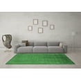 thumbnail image 3 of Ahgly Company Indoor Round Oriental Emerald Green Industrial Area Rugs, 7' Round, 3 of 4