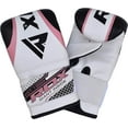 thumbnail image 4 of RDX Punching Gloves for Heavy Punch Bag - Maya Hide Leather Muay Thai, Kickboxing, MMA, Martial Arts Workout Mitts - Great for Focus Pads, Thai Pads, Double End Speed Ball, Grappling Dummy Training, 4 of 8