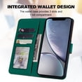 thumbnail image 4 of Compatible avec iPhone XR Étui Portefeuille Motif Animaux Mignons avec Fentes pour Cartes Couverture Rabattable, 4 of 5