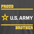 thumbnail image 3 of CafePress - Proud Army Brother White And Gold T Shirt - Mens Comfort Colors Shirt, 3 of 5