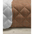 thumbnail image 3 of Cartoon Down Alternative Comforter, Orange Tiger Animal Zoology Leaves Ornaments Themed Layout, Microfiber Quilt for All Season, 5 Sizes, Burnt Sienna and Pale Teal, by Ambesonne, 3 of 3